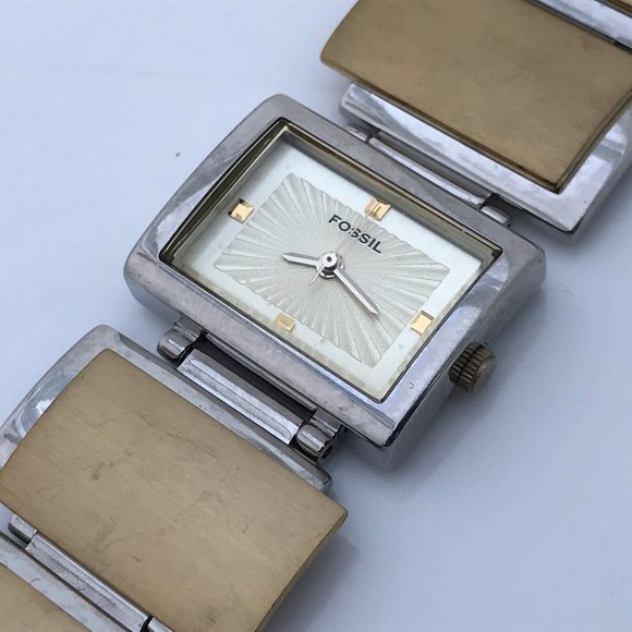 Fossil Accessories - Fossil Women Watch Gold/Silver Tone Analog 50M Wat